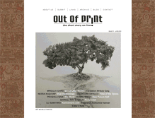 Tablet Screenshot of outofprintmagazine.co.in